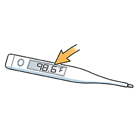 Digital thermometer.